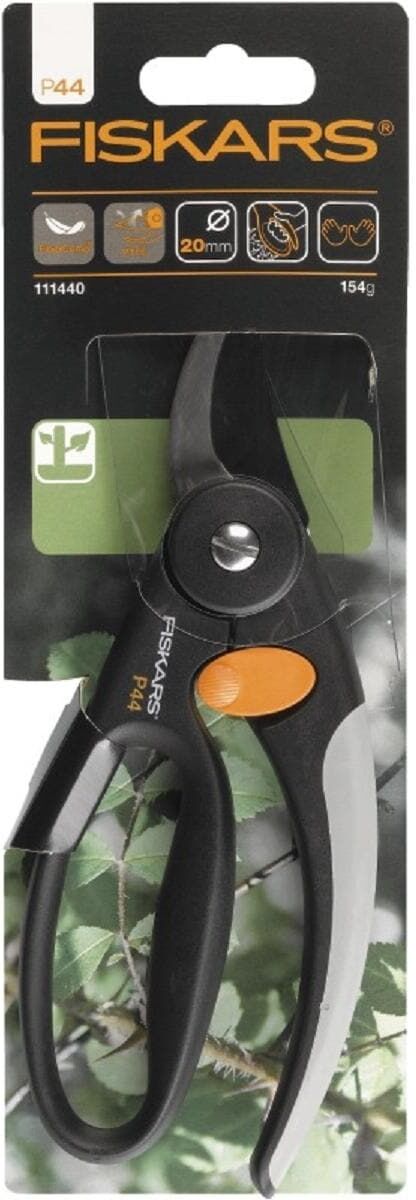 Gartenschere FISKARS "Bypass Elegance P44", schwarz (bunt), B:0,76cm, Scheren, Gartenschere bunt Einheitsgröße