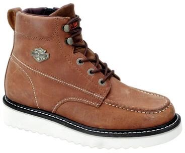 Harley-Davidson Beau - Mens 10 Tan Boot Medium