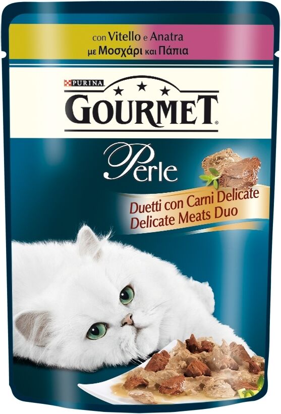Purina GOURMET PERLE FILETTINI C/VITELLO E ANATRA 85GR