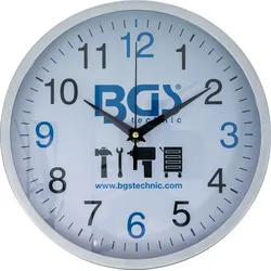 BGS CLOCK Wanduhr mit BGS Logo Durchmesser Ø 250mm