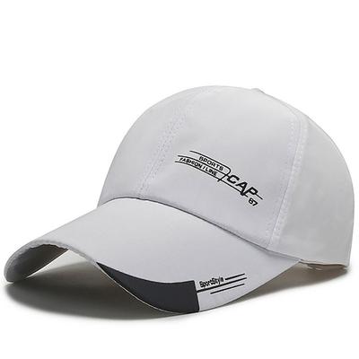 Herren Cap Basecap Schwarz Weiß Polyester Bedruckt Modisch Klassisch Zeitlos Schick Modern Outdoor Täglich Buchstabe Tragbar Atmungsaktiv