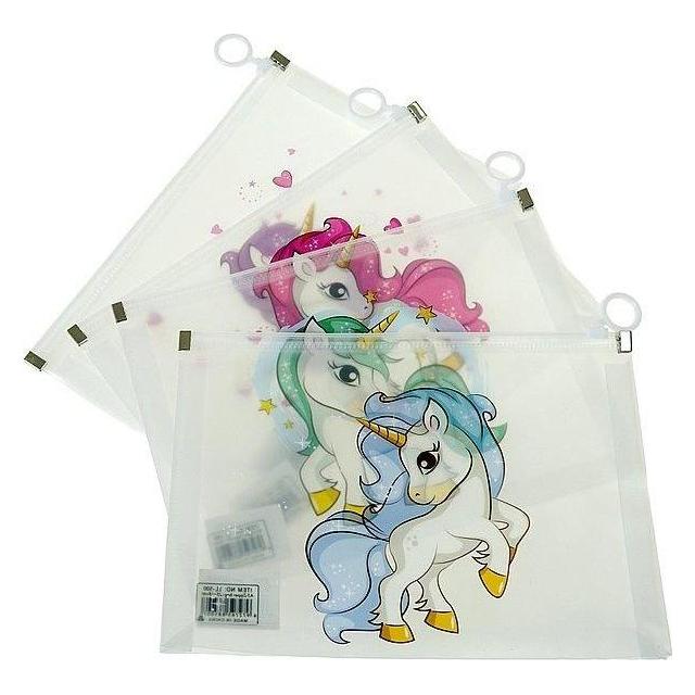 Teka A4-Kunststoffordner mit Einhorn-Reissverschluss (12 Stück) (A4, 12x) (47995317)