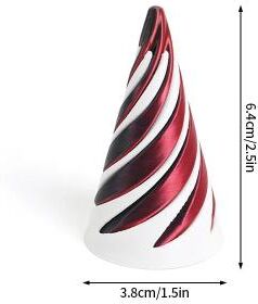 Inspire Select 3D Printed Rotating Spiral Cone Toy Anti Stress Impossible Pyramid Fidget With Bunny Design s8