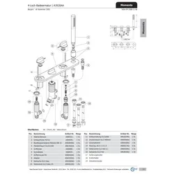 Ideal Standard Seitenventil Zst., G1/2, Blau, rechts A960512NU