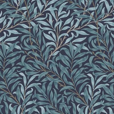 William Morris at Home William Morris Willow Bough Deep blues Wallpaper