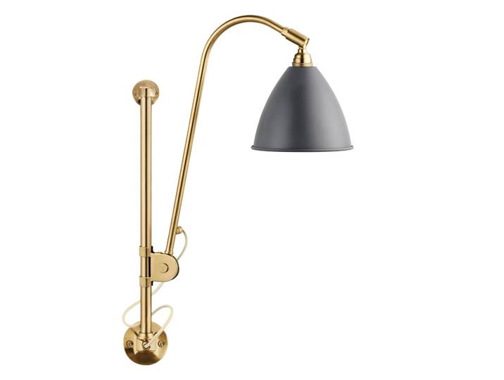 GUBI Bestlite BL5 Wandleuchte Grau / Messing