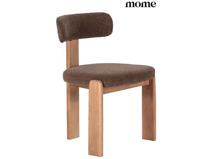 MOME Stuhl NADIA Stoff rotbraun