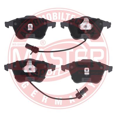 Master-sport Germany Bremsbelagsatz, Scheibenbremse [Hersteller-Nr. 13046071662N-SET-MS] für Audi