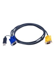 ATEN Video- / USB-Kabel 15-polig SPHD M zu USB HD-15 VGA M 6 m (2L-5206UP)