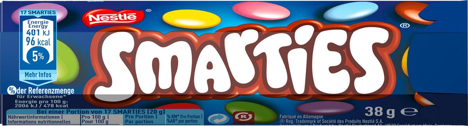 SMARTIES® Schokolinsen 38,0 g 1194503001