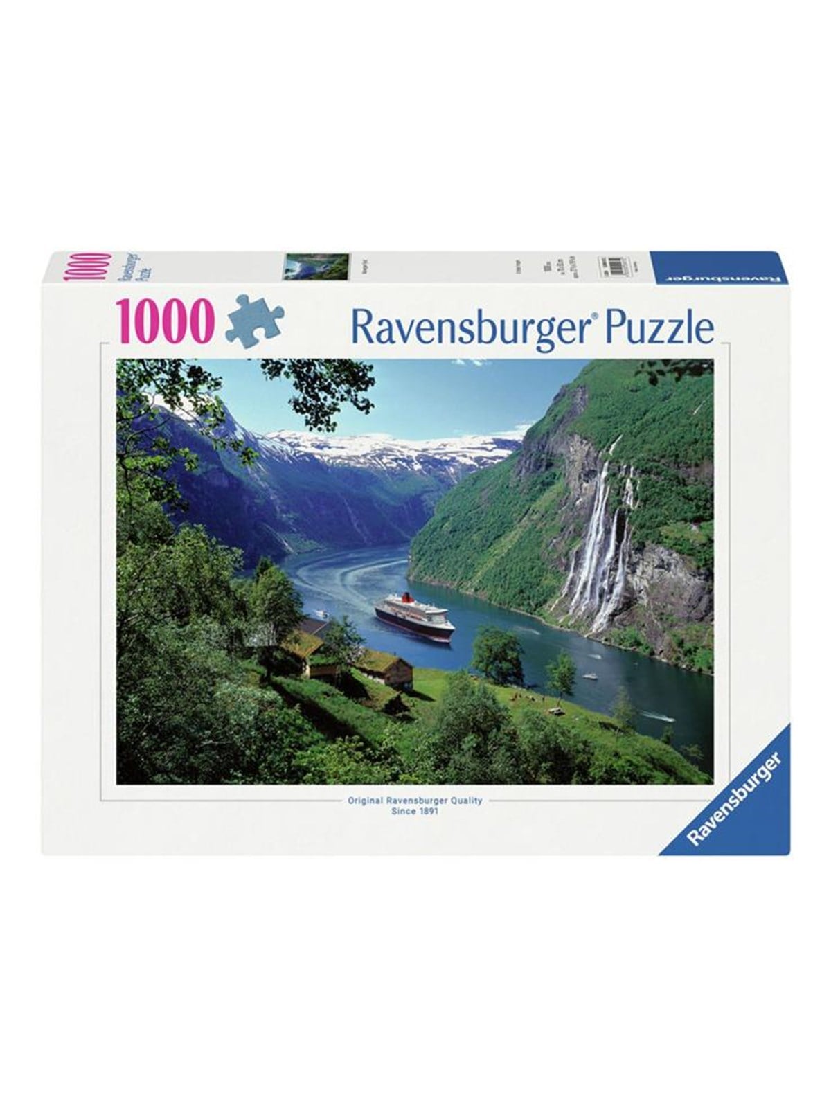 Ravensburger Jigsaw puzzle Norwegian Fjord 1000 pcs.