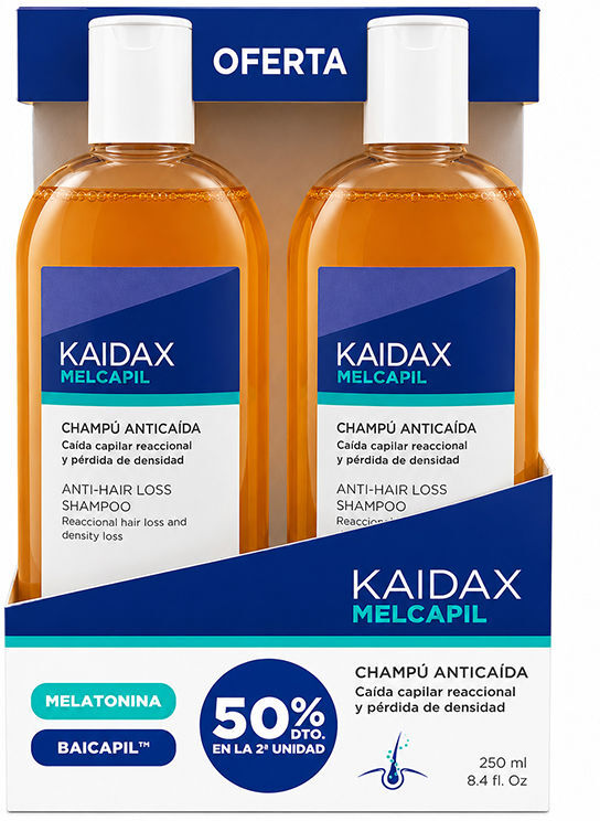 Kaidax Melcapil Champú Pack 2 x 250 ml