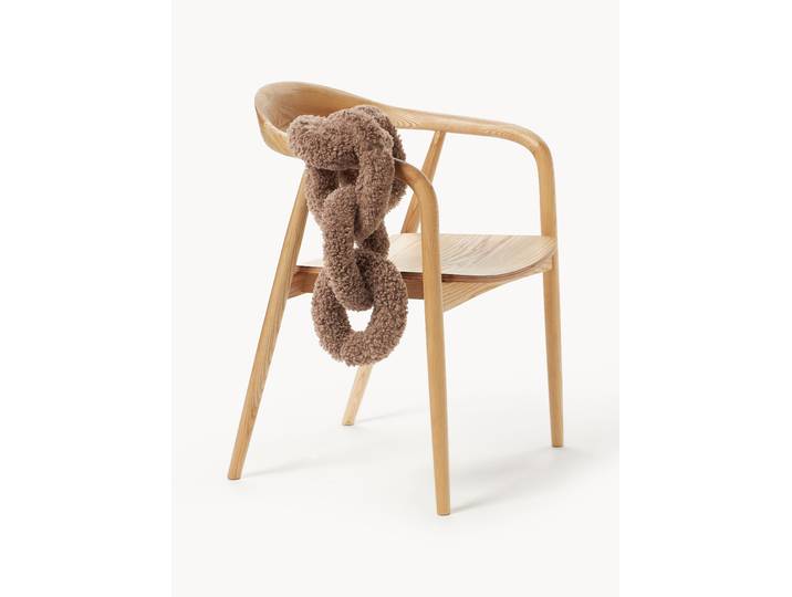 Coussin en tissu peluche Chain Dotty