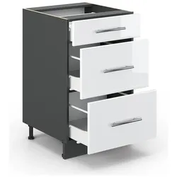 Vicco, Regal, Küchenschränke  Fame-Line (50 x 51.60 x 82 cm)