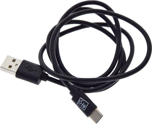2GO USB Ladekabel Type-C 3.1 - zwart - 100 cm
