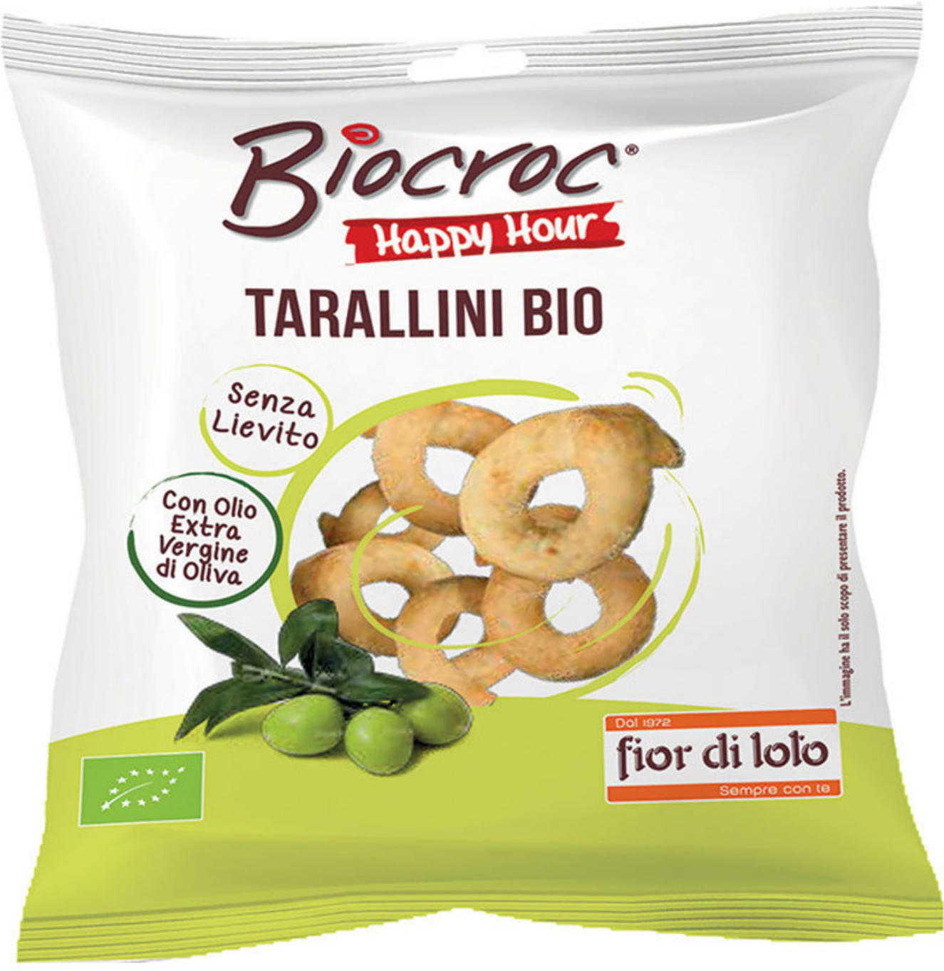 FIOR DI LOTO Biocroc - Tarallini Bio 30 Grammi 