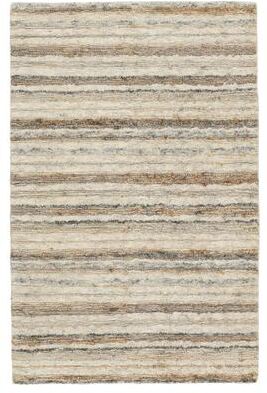 Juniper Home Alvaro Handmade Striped Cream/ Gray Area Rug