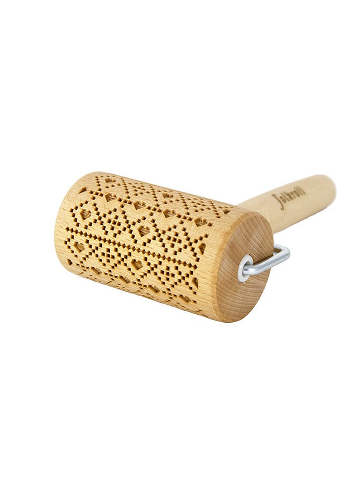 FOLKROLL Mini-Teigroller "Christmas love" in Natur - onesize