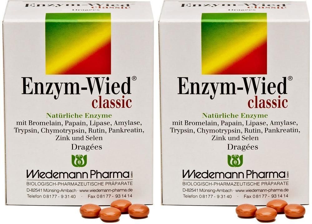 Wiedemann Pharma Enzym Wied classic Dragees x2 2x500 St