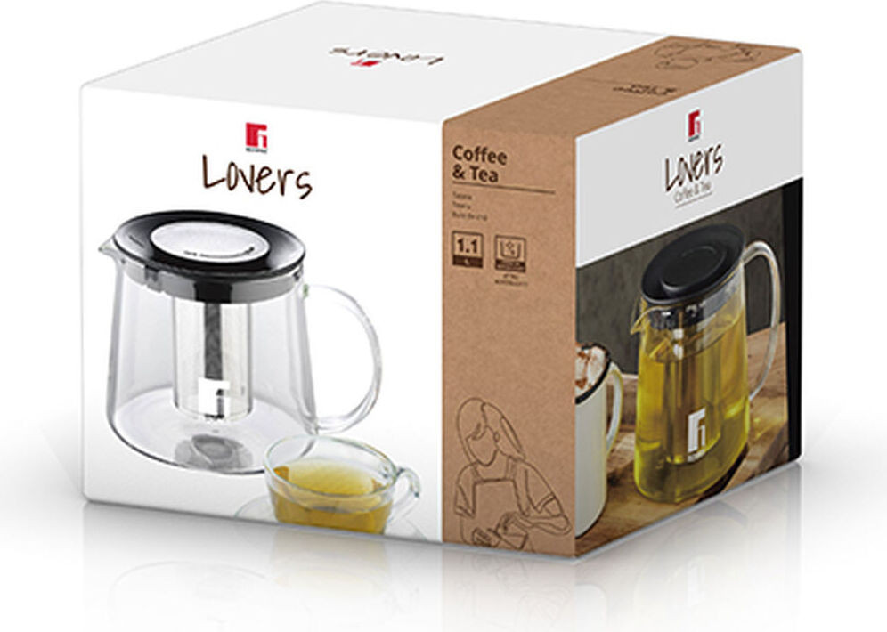 Bergner Elektrische waterkoker Coffee & Tea Lovers, 1,2 liter