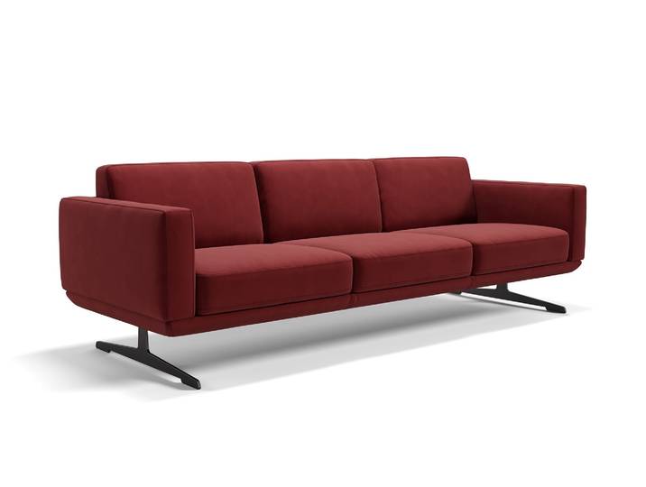 Stoff 3-Sitzer Sofa XXL MARETO Designsofa Lounge Couch