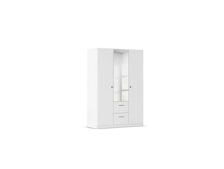 Rauch Möbel Buchholz, Kleiderschrank, Farbe Weiß, Breite 136 cm