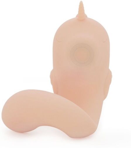 Unihorn C Horse vibromasseur muni d’un stimulateur clitoridien Coral Throb 16 cm