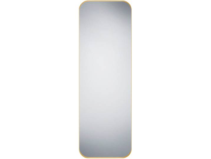 Dekospiegel MIRRORS AND MORE Britney , gold (goldfarben), B:50cm H:150cm T:2,8cm, Metall, Spiegel, Dekospiegel, Wandspiegel