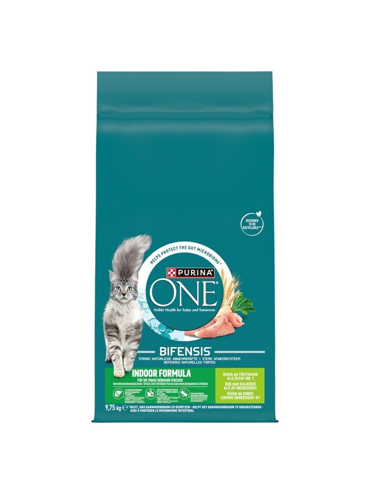 PURINA NESTLE One Indoor Formula - Trockenfutter für Katzen - 9,75kg