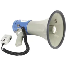 Velleman MP25SFM Megaphon (Megaphon), Audio Zubehör, Blau, Grau