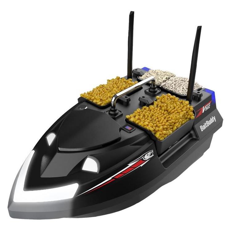 FlyTec V802 12000mah bait boat (black) (V802 BLACK 12000)