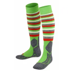 Falke Kinder Skisocken Stripe SK2 grün - 27-30 - 27-30