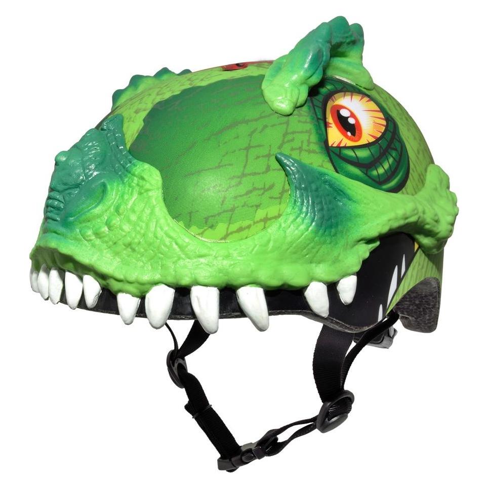 MGA Kinderhelm Junior C-Remme T-Rex Awesome Green Size S Child Fs 5+ (50-54 cm) (neu) (50 - 54 cm) (35780448)