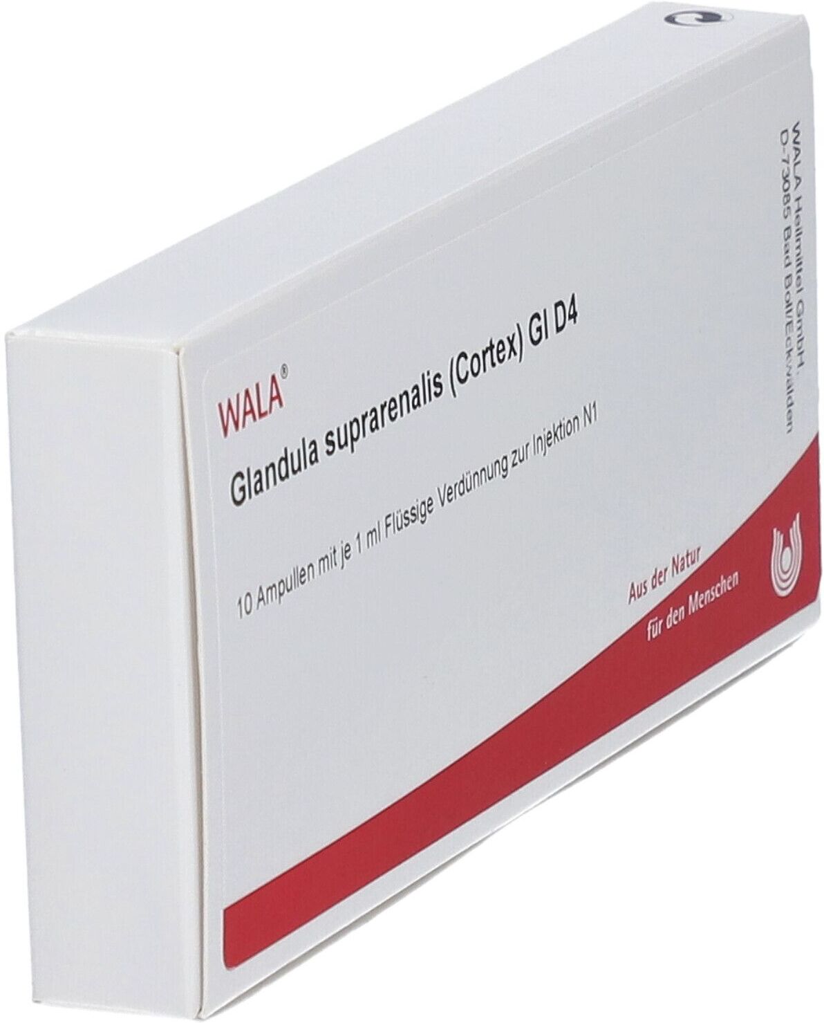 WALA Glandula Suprarenalis cortex GL D 4 Ampullen 10x1 ml