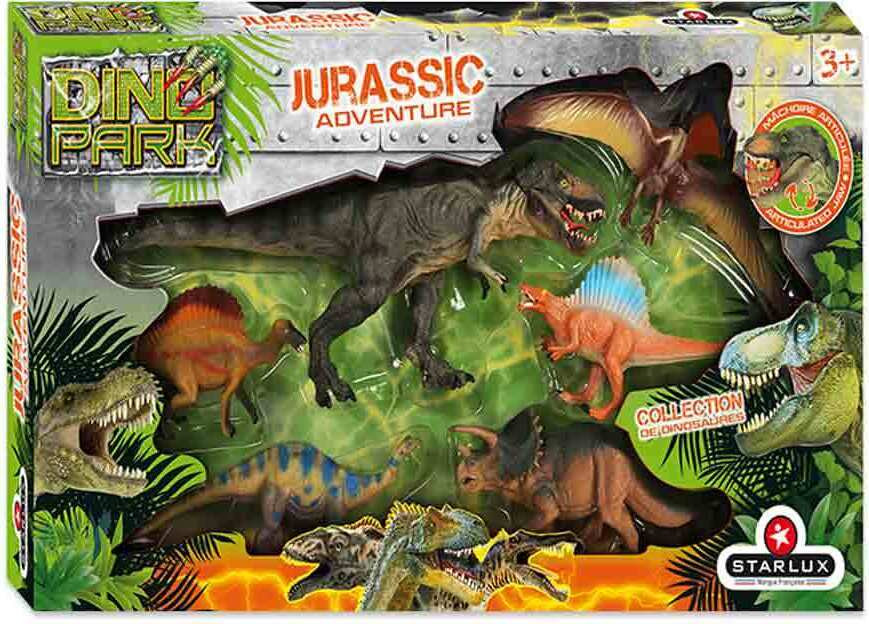 BEMIRO Set van 6 grote dinosaurus figuren