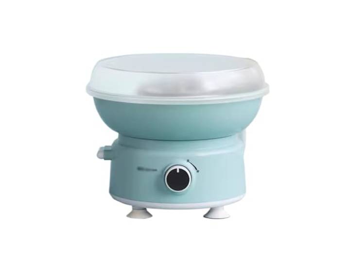 Zuckerwattemaschine Haushalts-Mini-Vollautomatik-Zuckerwattemaschine, die Farbbonbon-Zuckerwattemaschine herstellt(Blue)