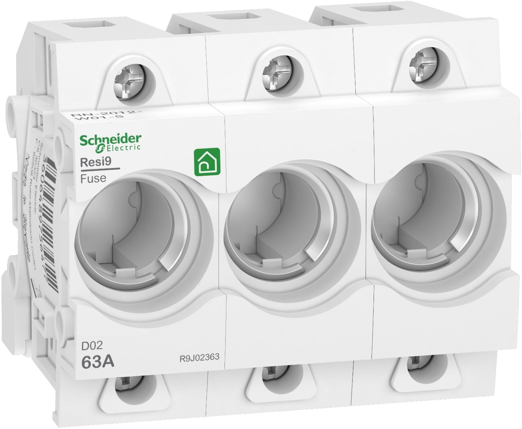 Schneider Electric Neozed Sicherungssockel 3P 63A 400V R9J02363)