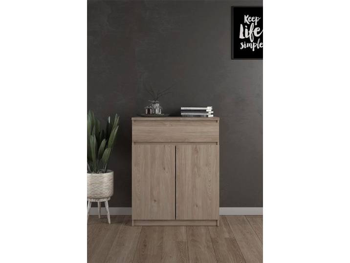Home affaire Kommode Naia, abgerundete Schubladenkanten auf Metallgleiter, Breite 80,2 cm