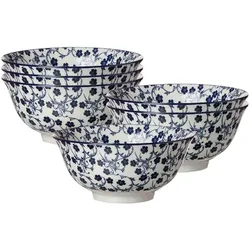 Ritzenhoff & Breker Royal Sakura Müslischalen, Schüssel + Schale, Blau, Weiss