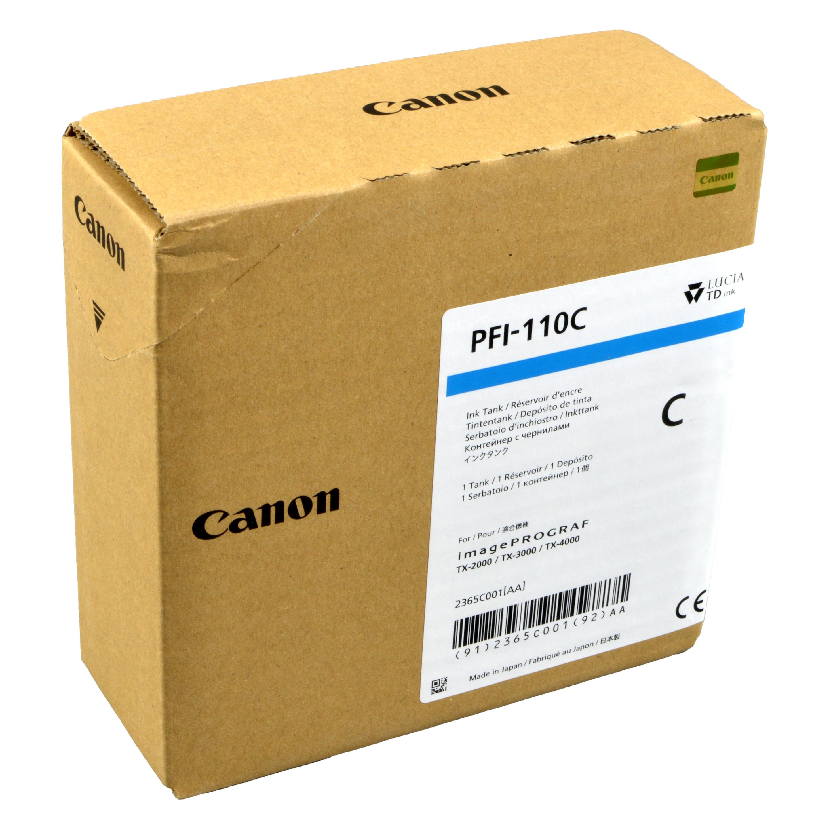 Canon Tintenpatrone (C) (PFI110C)