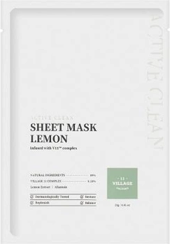 Village 11 Factory Active Clean Sheet Lemon Mask 23 gr