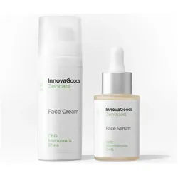 InnovaGoods, Beauty Geschenkset, Doppel-Pack Feuchtigkeitspflege Gesicht Cbd (Gesichtspflege Set)