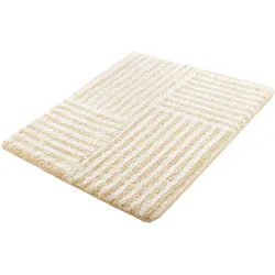Badteppich CHELSEA (LBH 120x70x2 cm) - beige - LBH 120x70x2 cm