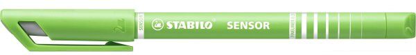 Stabilo Sensor Fineliner   F   Lys Grøn