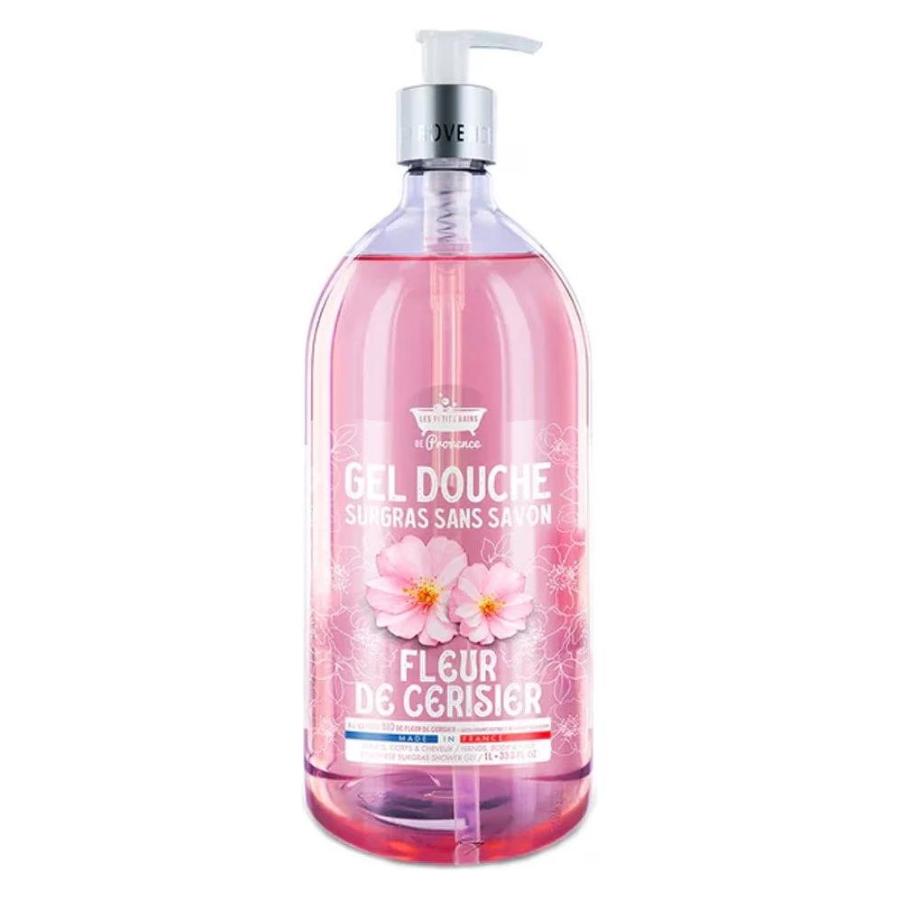 Les Petits Bains De Provence Soap-Free Superfatted Shower Gel Cherry Blossom 1L (1000 ml) (57246719)