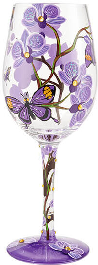 Lolita Butterfly Jubilee Wine Glass