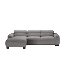 Jette Home Ecksofa  Flirt , grau , Maße (cm): B: 258 H: 84 T: 179.0