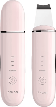 Inspire Picks ANLAN Ultrasonic Skin Scrubber Deep Cleansing Facial Spatula For Daily Skincare new Pink
