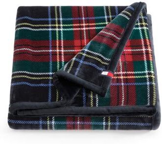 Tommy Hilfiger Printed Reversible Throw Blanket