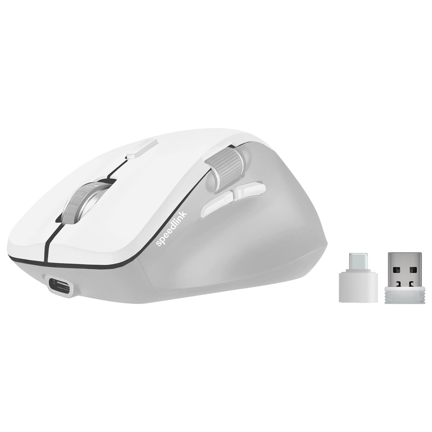 SPEEDLINK LIBERA Rechargeable Mouse - Wireless, Bluetooth, Silent, white